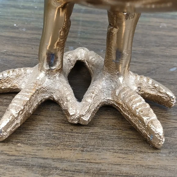Unique Vintage Gold Bird Figurine